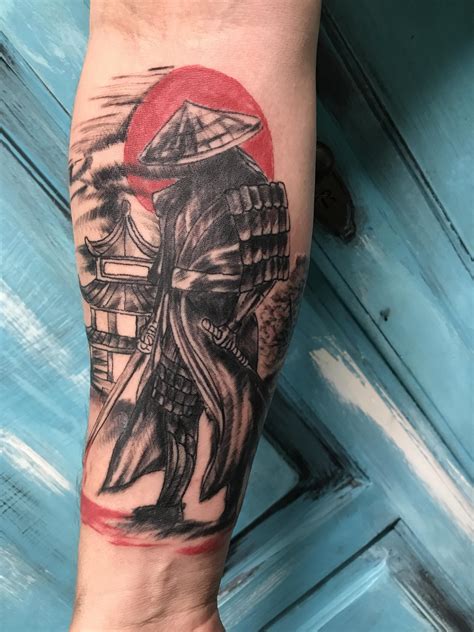 Samurai By Worm At Brick House Tattoos In Jacksonville Ar Japanese Tattoo Sleeve Japanese