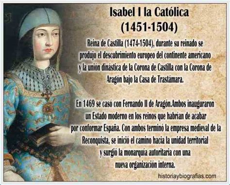 Biografia Isabel La Catolica Vida Educacion Y Politica De Su Reinado