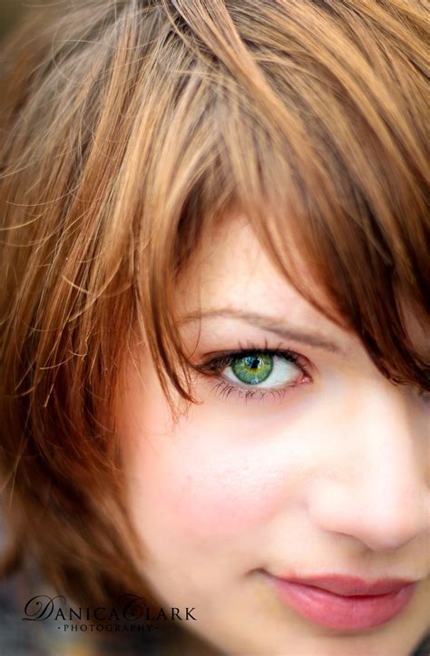 Bright Green Eyes Closeup Portrait By Danica Clark Photography Green