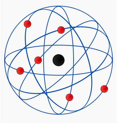 Atom Png Image File Transparent Rutherford Atomic Model Png Download