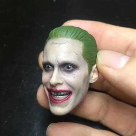 16 Scale Male Frightened Sneer Clown Head Sculpts Head Carving Model Toys Joker Squad Model For