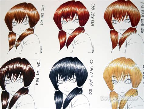 Class Time Hair Faces And Eyes Just4funcrafts Copic Color Chart