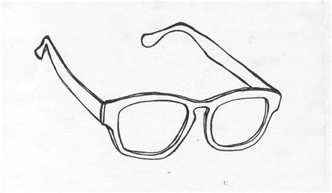 Aviator Sunglasses Drawing