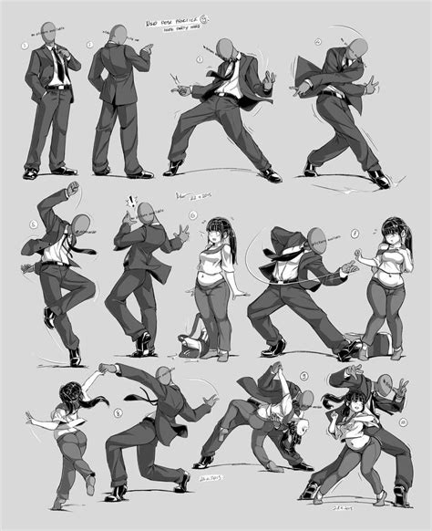 Nsio Pose Practice 9 Anon Party Hard Update By Nsio Character Poses Art Poses Art