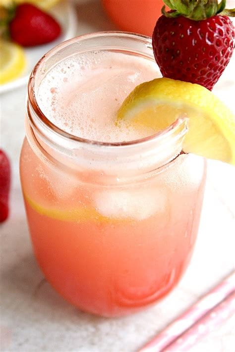 Easy Strawberry Lemonade Recipe Crunchy Creamy Sweet