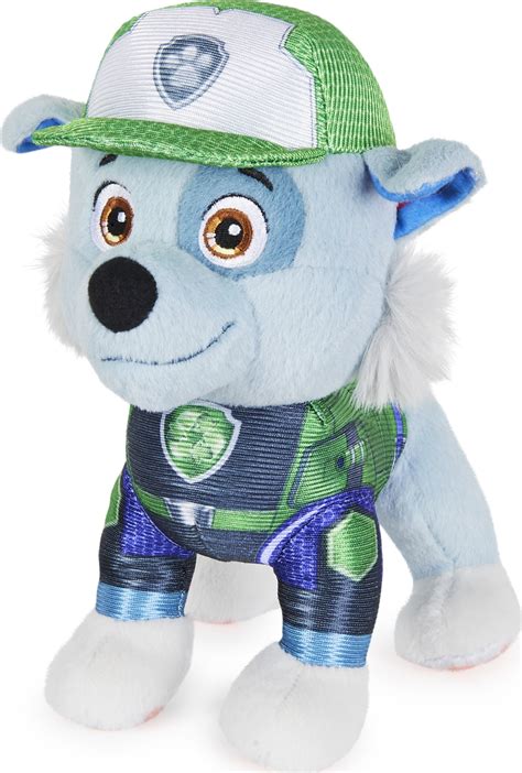 Paw Patrol The Movie Rocky 8 Inch Plush Toy For Kids Ages 3 And Up