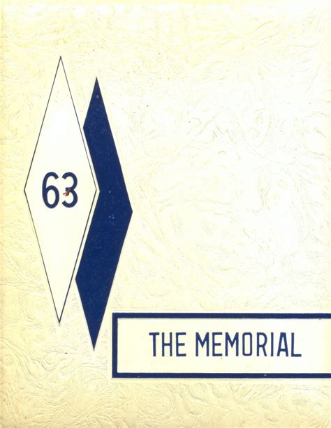 1963 Yearbook From Westinghouse Memorial High School From Wilmerding
