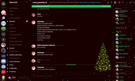 Discord Added A New Theme For Christmas Rdiscordapp