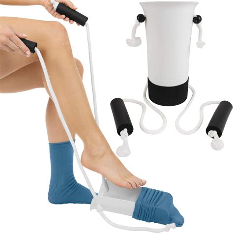 Vive Sock Aid Easy On And Off Stocking Slider Pulling Assist Device Compression Sock