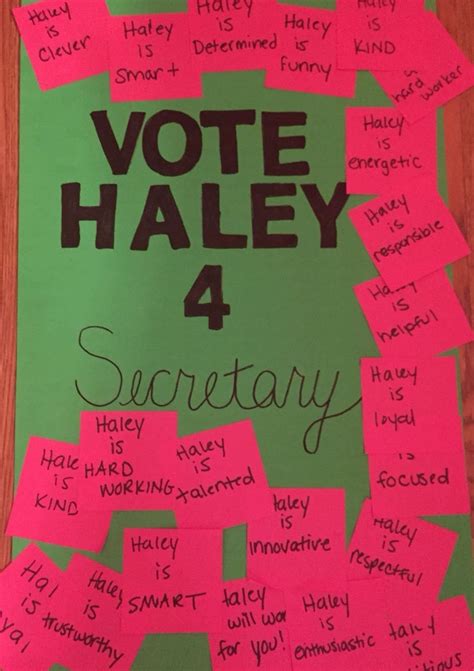 10 Great Student Council Vice President Poster Ideas 2024