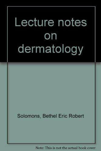 Lecture Notes On Dermatology 9780632051601 Iberlibro