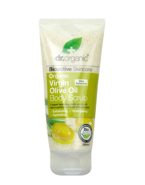 Organic Virgin Olive Oil Body Scrub By Dr Organic 200ml