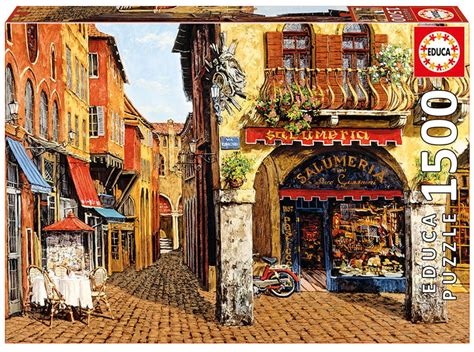 For children, jigsaw puzzle can cultivate their thinking and practical ability. COLOURS OF ITALY - SALUMERIA 1500 PC JIGSAW PUZZLE ...