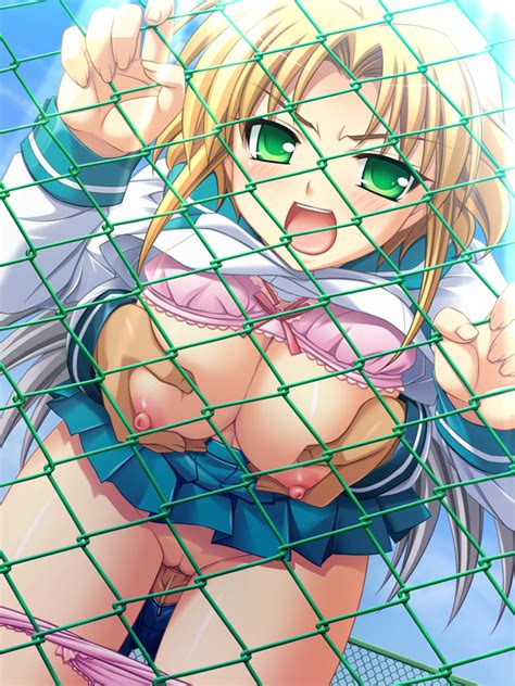 Rule 34 Asagiri Yuka Blonde Hair Blush Breast Grab Breasts Female