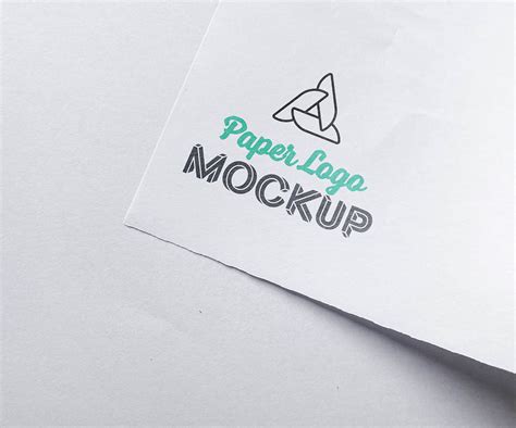 Paper Logo Mockup Pixcrafter