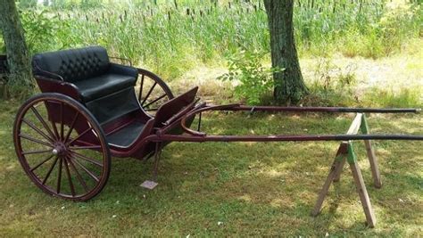 Vintage 2 Wheel Horse Cart Excellent Condition Equestrian Livestock
