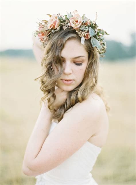 fabulous flower crowns the perfect bridal hair accessory wedding hair inspiration bridal