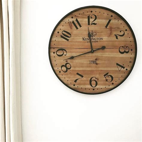 Wood Wall Clock With Black Trim 26 Threshold Target