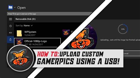 How To Upload Custom Gamerpics To Xbox One Using A Usb Stick Tutorial