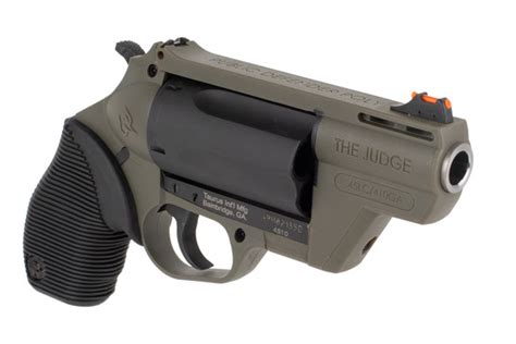 Taurus Judge Public Defender 41045lc Polymer Frame Revolver Od Green