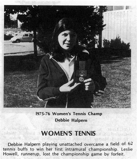 1975 Womens Tennis Singles Fall Recreation And Wellbeing