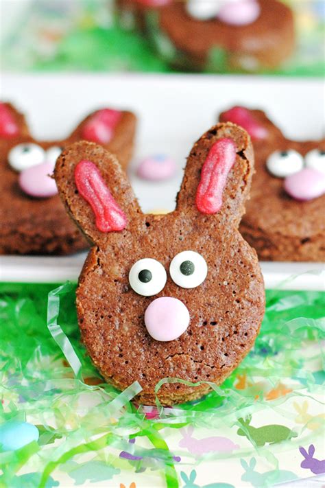 Out of all the beautiful holidays, easter is the prettiest by far. Homemade Brownie Easter Bunnies Recipe - Home Cooking Memories