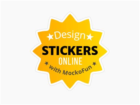 Free Sticker Design Template Mockofun