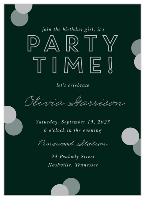 Birthday Invitations And Birthday Party Invites Basic Invite