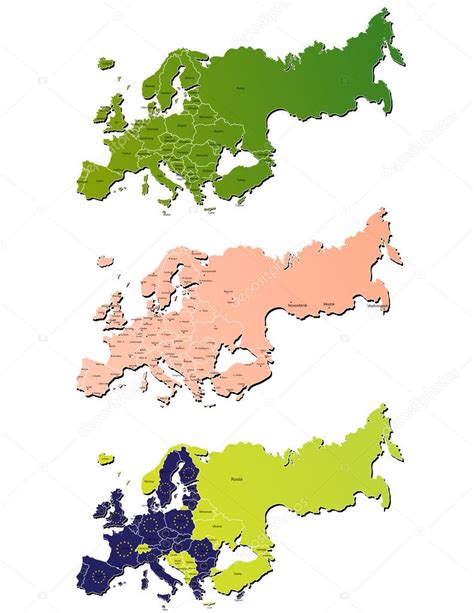 mapa politico de ilustracao vetorial da europa o continente europeu tem images