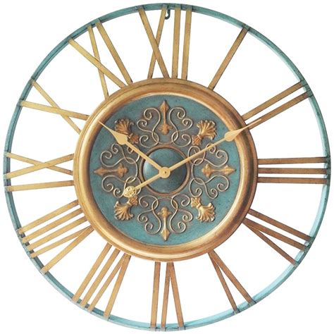 Astoria Grand Metal Oversized Wall Clock And Reviews Wayfair