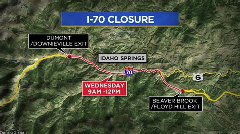 Get Ready For Major Interstate 70 Closure Wednesday Morning Cbs Colorado