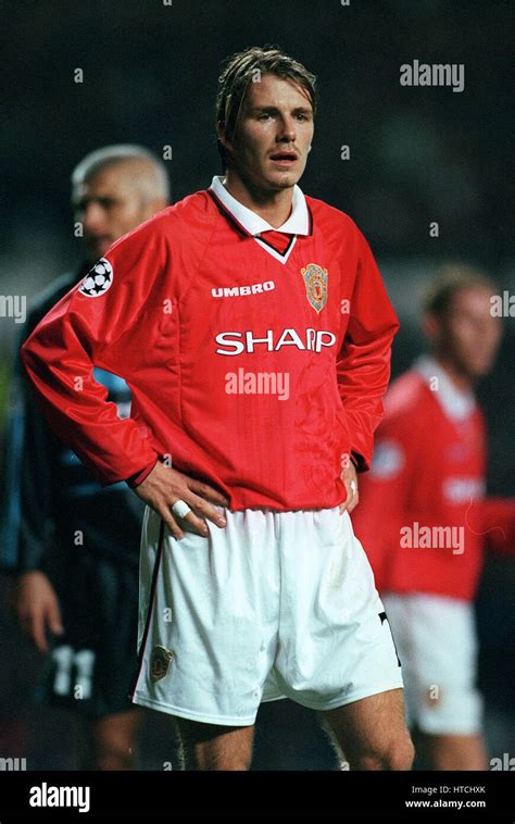 David Beckham Manchester United Fc 29 September 1999 Stock Photo Alamy