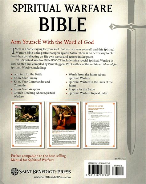 Book Reviews And More Spiritual Warfare Bible Saint Benedict Press
