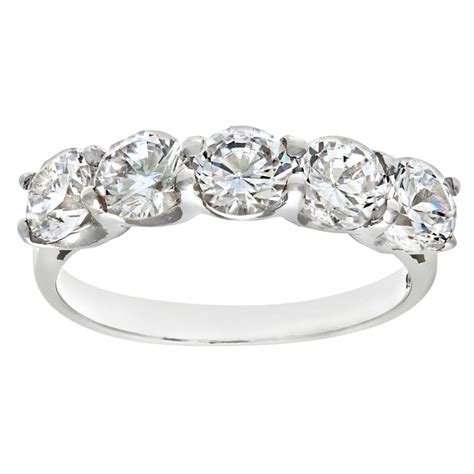 Sparkld Sterling Silver Cz Eternity Ring Sparkld From Personal