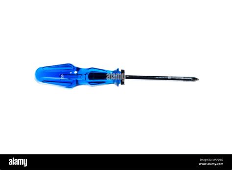 Blue Philips Screwdriver Isolated On White Background Stock Photo Alamy