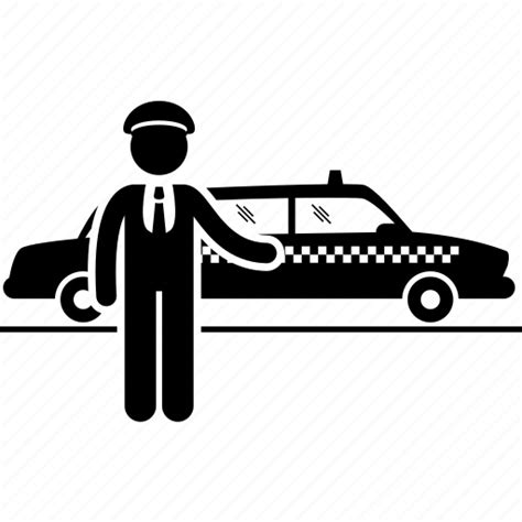 Cab Career Driver Driving Job Service Taxi Icon
