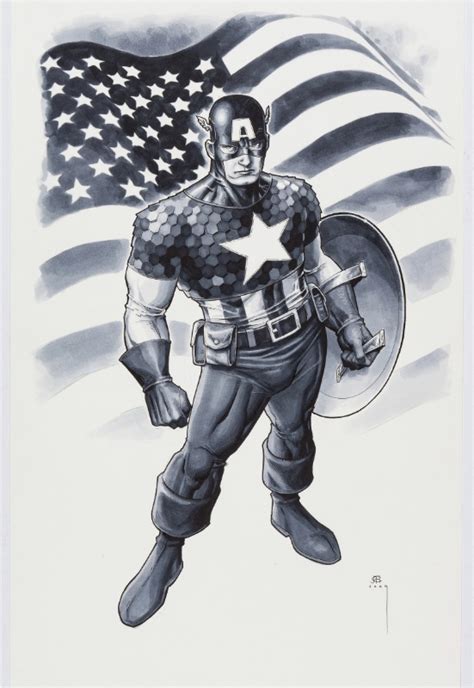 Captain America By Jim Cheung In Kit Walkers The Artist Alley Comic