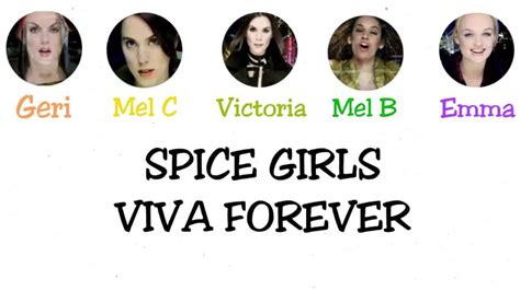Spice Girls Viva Forever Lyrics Coded Youtube