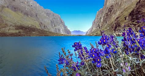 Turquoise Lakes Of The Andes Cordillera