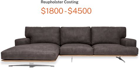 how much does it cost to reupholster a sectional sofa home alqu
