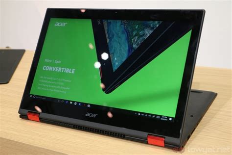 Acer Nitro 5 Spin Hands On A Modest Convertible Gaming Laptop For