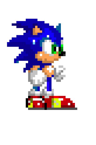 Sonic 2 Modern Sonicsa Sonicgenerations Sonic Pixel A