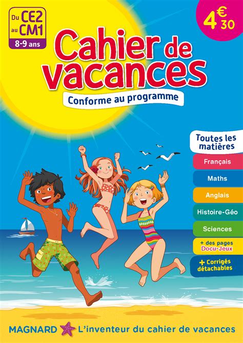 Cahier De Vacances Du Cm1 Au Cm2 Incollables Online Free Tout Cahier De