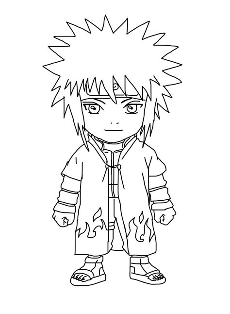Chibi Minato Coloring Page Free Printable Coloring Pages