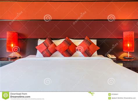 Dreamy Master Bedroom With King Size Bed Stock Image Image Of