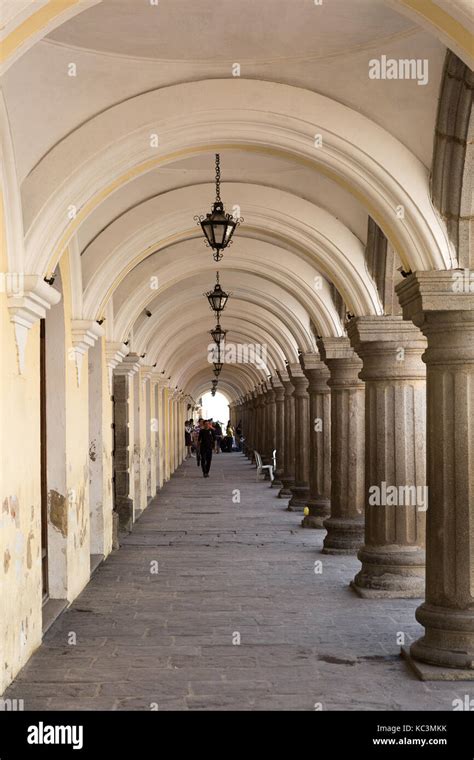 February 8 2015 Antigua Guatemala Colonial Arches A Main Atraction