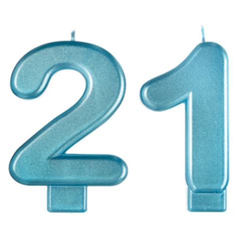 Partymart 21st Finally 21 Numeral Candle