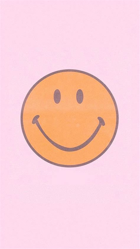 Pink Smiley In 2021 Wallpaper Iphone Cute Cute Patterns Wallpaper