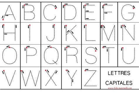 Alphabet En Pointillé A Imprimer | PrimaNYC.com