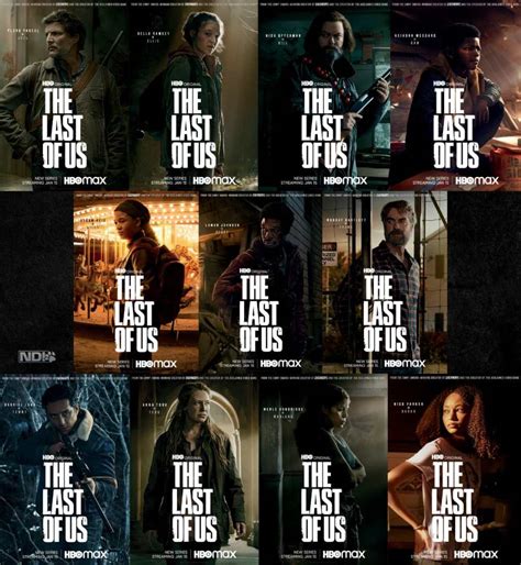 The Last Of Us Hbo Series Character Posters Released High On Cinema